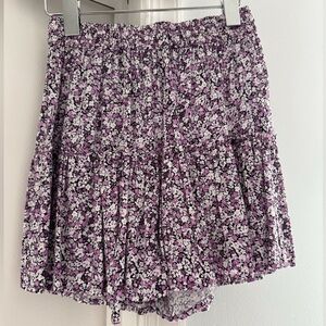 Flowery Print Zara Skort